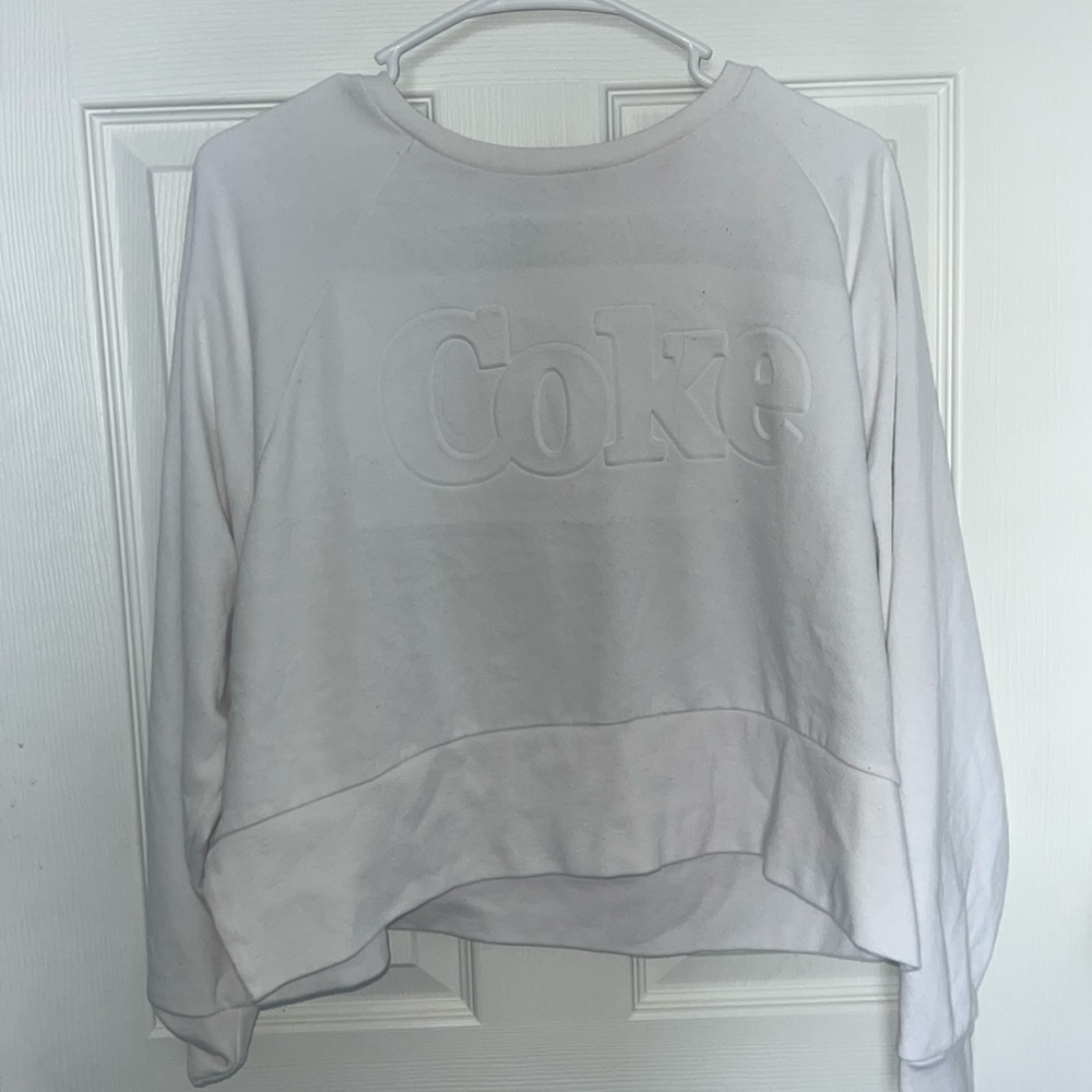 Coke long sleeve crop top